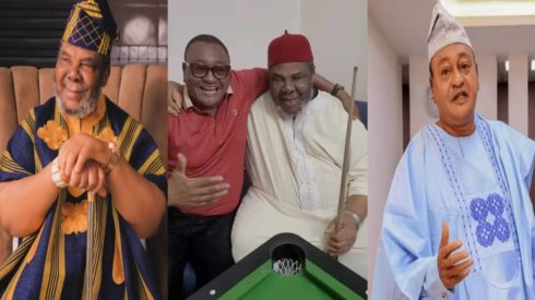 Emotional Reunion Of Peter Edochie And Jide Kosoko After 12 Years Sparks Nostalgia In Nollywood Fans