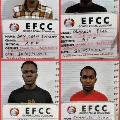 EFCC Secures Conviction of Twelve Internet Fraudsters in Adamawa Court
