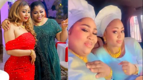 Rita Daniels And Regina Daniels Stun Fans With Powerful White Garment Church Appearance – A Captivating Nollywood Revelation