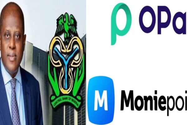 CBN Imposes ₦1 Billion Fines on Moniepoint and OPay for Non-Compliance