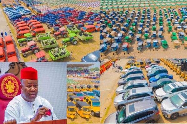 Senate President Godswill Akpabio Generously Empowers Constituents with Life-Changing Gifts