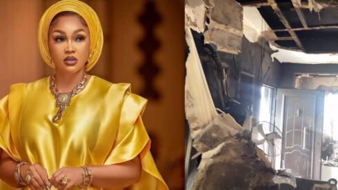 Mercy Aigbe’s Heartbreaking House Fire: Nollywood Star Loses Properties Worth Millions in Devastating Blaze