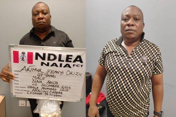 NDLEA Arrests Paris-Bound Businessman for Ingesting 74 Wraps of Heroin and Cocaine