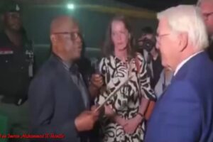 FCT Minister Nyesom Wike Welcomes German President Frank-Walter Steinmeier to Nigeria, A Grand Welcome at Nnamdi Azikiwe Airport