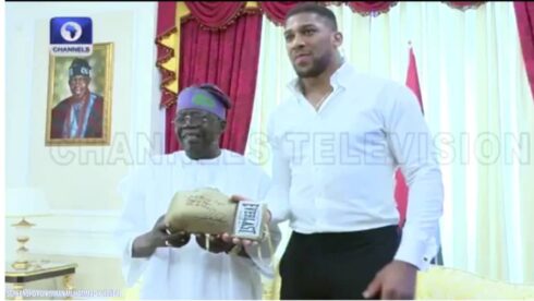 Anthony Joshua Meets President Tinubu: Strategic Talks on Nigeria’s Sports Legacy and 2025 Tyson Fury Showdown