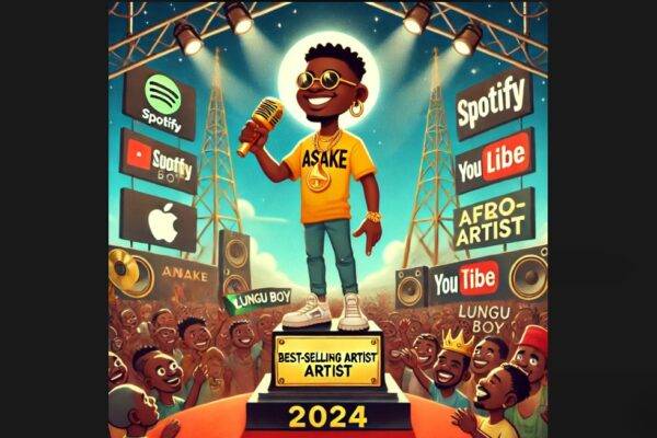 Asake Proudly Crowned Nigeria’s Record-Breaking Top-Selling Artist for Third Consecutive Year