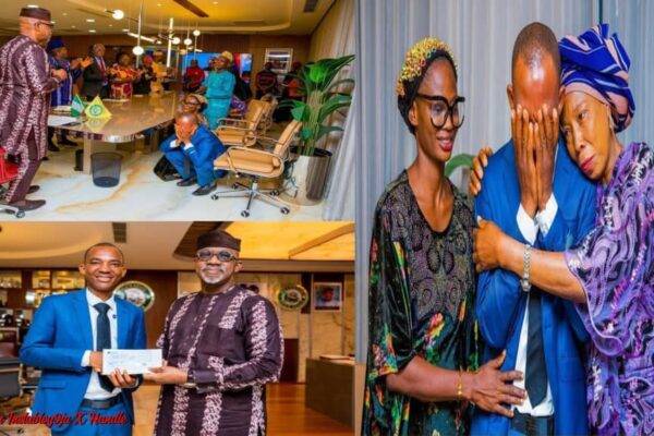 Governor Dapo Abiodun Awards Kayode Adewale N5 Million and Bungalow for Global Teaching Excellence