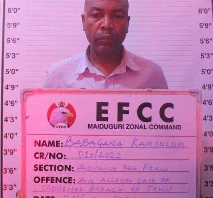 EFCC Secures Conviction of Businessman for N2.65 Million Contract Scam in Maiduguri