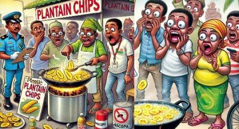 LASCOPA | Pipo Still Deh Use Plastic Rubber Inside Plantain Chips For Nigeria! Chop With Sense and Report Nonsense!!