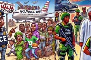 Jonny Just Dey Com: Government Don Open Gate to Welcome Naija Deportees Wey Trump Dey Clear for U.S