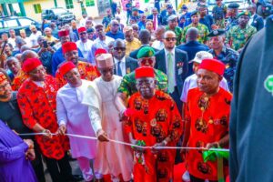 President Tinubu in Enugu: Calls for Unity and National Development