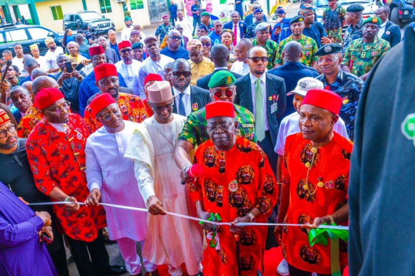 President Tinubu in Enugu: Calls for Unity and National Development