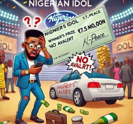 Nigerian Idol Wahala: K-Peace Scatter Table – No Alert, No Car, Na Just Audio Moni!