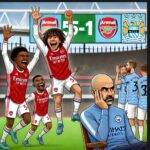 Guardiola Boys Don Fall Yakata Combust Like Buredi for Rain: Arsenal Gbas Gbos Dem 5-1