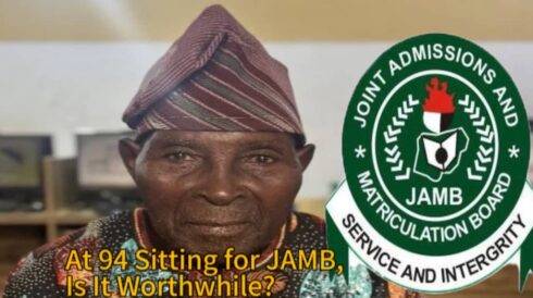 Pa Joseph Oladele, 94, Registers for UTME, Proving Age is No Barrier to Learning