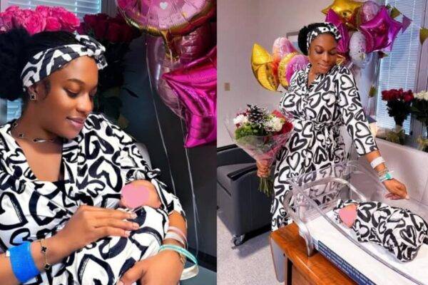 Popular Nollywood actress Chika Ike shares heartwarming news as she welcomes her bundle of joy
