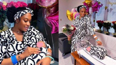 Popular Nollywood actress Chika Ike shares heartwarming news as she welcomes her bundle of joy