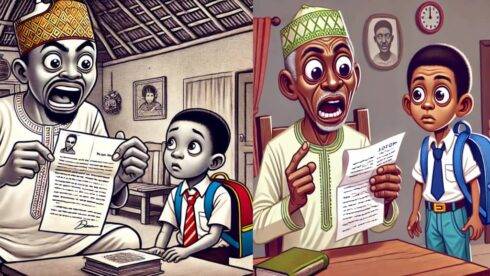 Love Letter Wahala! Papa Shock as E Pikin Carry Romantic Note for School Bag – Who Dey Teach This Small Pikin