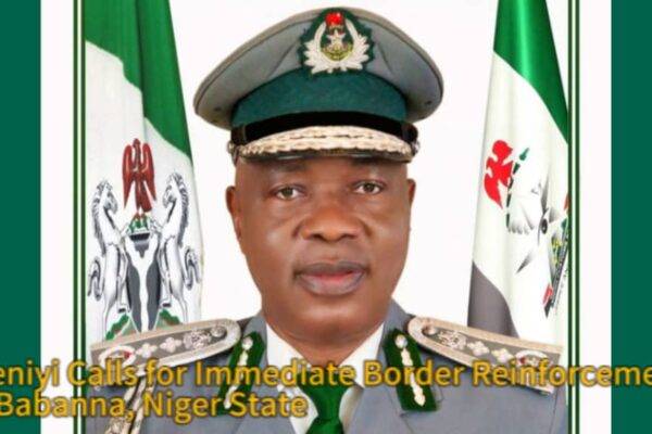 Customs CG Bashir Adewale Adeniyi Raises Alarm Over ISWAP Arms Smuggling, Calls for Urgent Border Security at Babanna, Niger State