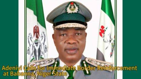 Customs CG Bashir Adewale Adeniyi Raises Alarm Over ISWAP Arms Smuggling, Calls for Urgent Border Security at Babanna, Niger State