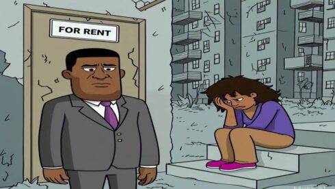 Agent Chop Money Still Beat Tenant Wey Don Pay – Lady Yarn Say She Naked When Wahala Start