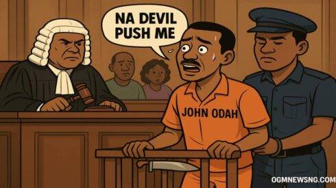 John Odah Land for Wahala! Court Remand Ondo Man for Allegedly Using Cutlass to End Oga Husband
