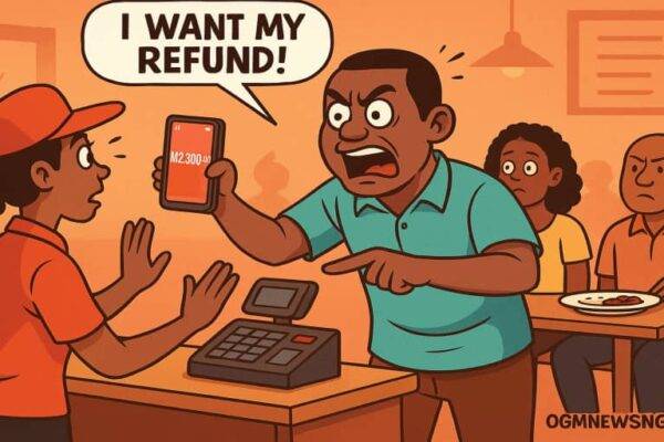 Man Scatter Popular Eatery Over Refund After Sending N2.3M Instead of N2,300 – Serious Wahala