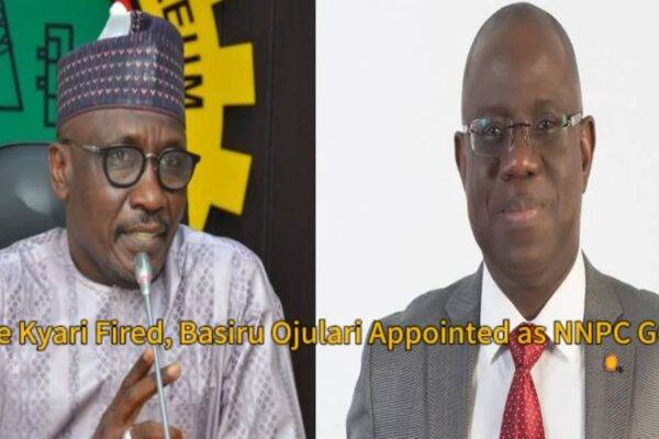 President Tinubu - Mele Kyari Fired as NNPCL GCEO, Engr. Bashir Ojulari Appointed