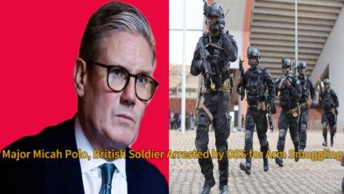 Major Micah Polo: British Army Officer Arrested by DSS for Smuggling 50 AK-47 Rifles into Delta, Nigeria