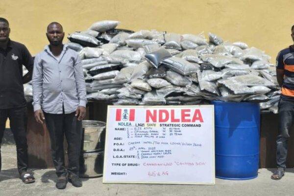 NDLEA Raids Lagos Hotel, Recovers ₦1.042 Billion Worth of Illicit Drugs