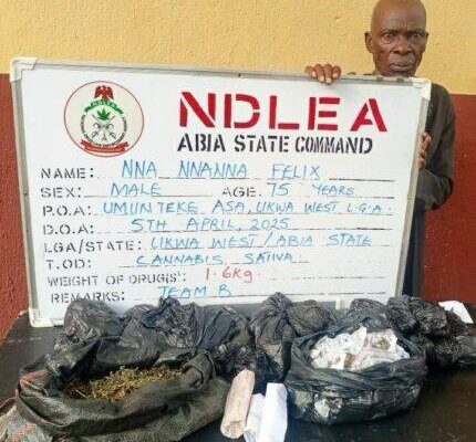 NDLEA Arrests India-bound Brothers with 5kg Cocaine at Lagos Airport