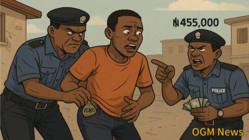 Shocking Police Wahala for Naija: Officer Allegedly Plant Igbo, Collect ₦455k Bail from Innocent Man