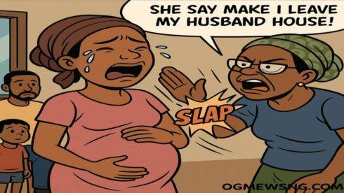 Pregnant Woman Waka Cry: ‘Husband Mama Dey Beat Me Like Drum – I Just Wan Born in Peace