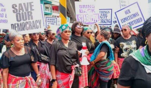 Rivers state Women Stage ‘Bring Back Our Fubara’ Protest In Port Harcourt