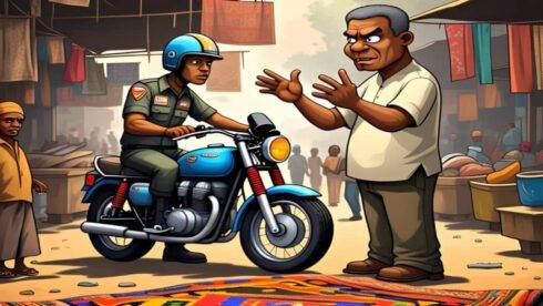 Rug Drama: Man Rant O! Online Shopping Fail As Dispatch Rider Deliver 10x8 Rug for Small Nylon Bag