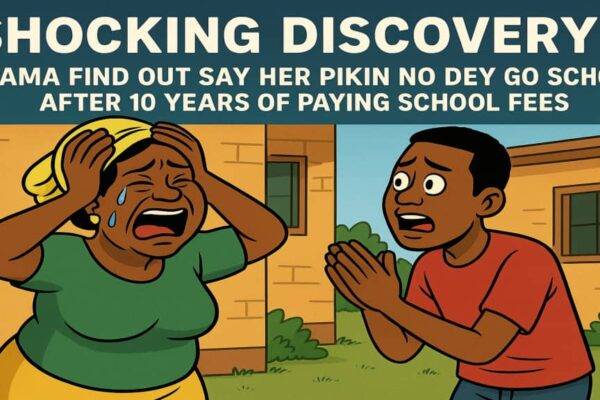 Shocking Discovery: Mama Find Out Say Her Pikin No Dey Go School After 10 Years of Paying School Fees