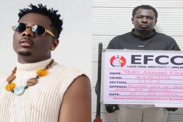 Terry Apala Remanded: Nigerian Singer in Legal Turmoil Over Alleged Naira Mutilation