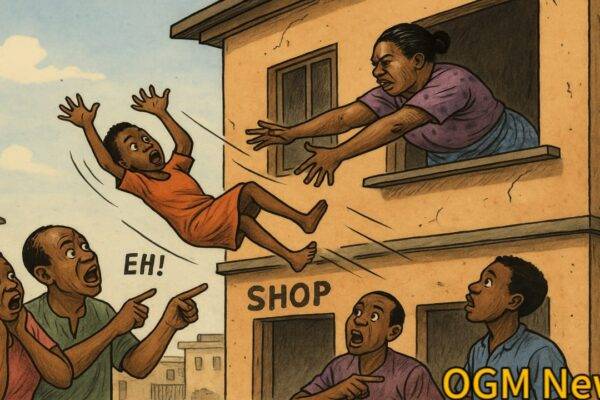 Shocking Gist: Wicked Madam Allegedly Throw Her House Help From Upstairs for Aba