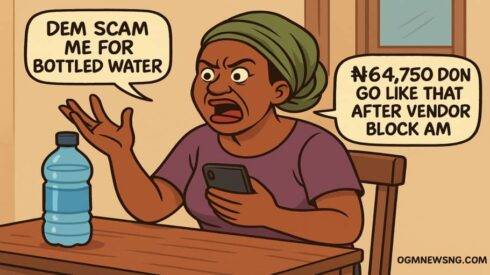 Woman Cry Say Dem Scam Me for Bottled Water, ₦64,750 Don Go Like That After Vendor Block Am