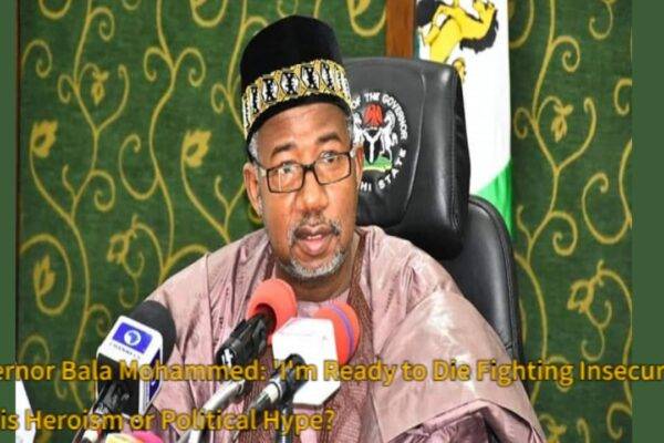 Governor Bala Mohammed’s Explosive Pledge: ‘I’m Ready to Die Fighting Insecurity’ – Is This Heroism or Political Hype?"
