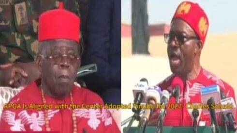 Anambra Governor Charles Soludo Dumps Igbo Agenda Says, "APGA Is Aligned with the Center Adopted Tinubu for 2027" Shocking Political U-Turn
