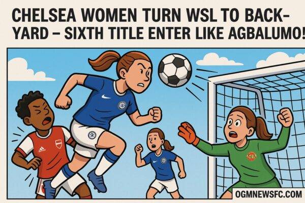 Chelsea Women Don Carry Sixth WSL Title – Arsenal Fall, Man U Collect