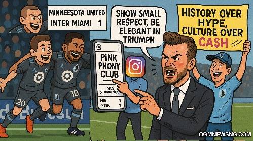 MLS Gbas Gbos: Minnesota Drag Inter Miami, David Beckham Vex Say Dem Call Am ‘Pink Phony Club’!