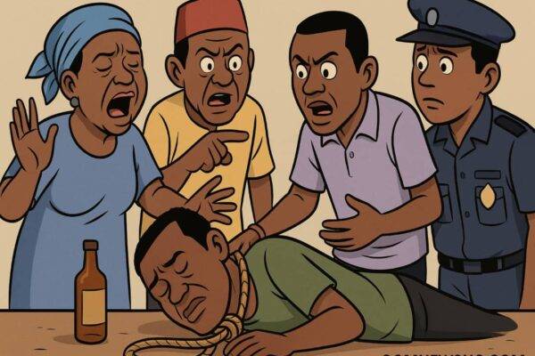 Family Shout Say Dem Find Rope for Him Neck, Bottle Near Body – Suspicious Death Matter Scatter Everywhere