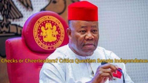 Senate President Godswill Akpabio’s Shocking Statement Spurs Outrage Over Senate’s Role - “Who Will Hold Power Accountable?”