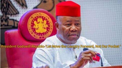Senate President Godswill Akpabio Fires Opening Shot at Resuming Senators -“Let’s move the country forward, not our pockets,”