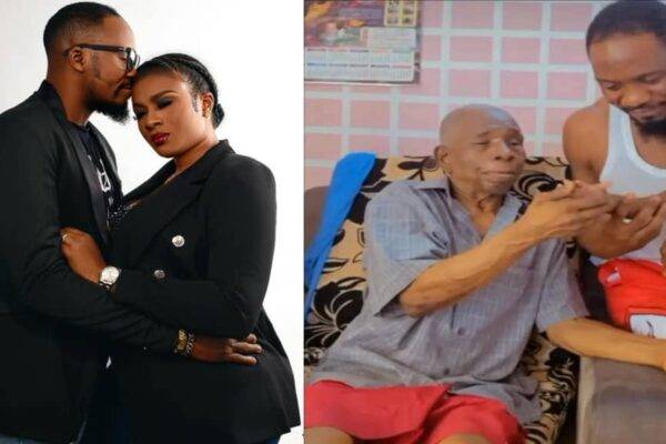 Jennifer Awele Suffers Another Tragic Loss: Late Junior Pope’s Wife Mourns Father-in-Law’s Sudden Death