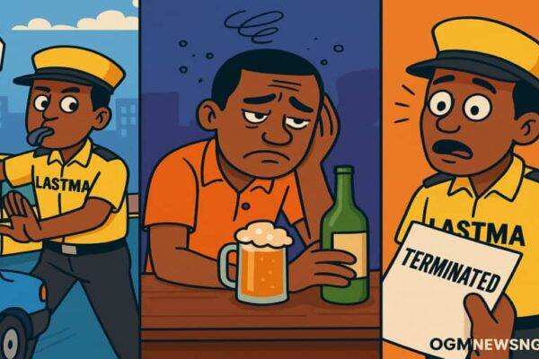 LASTMA Officer Wey Dey Collect ₦30k Daily Don Lose Job After Ogogoro Palava – Na Him Biggest Mistake