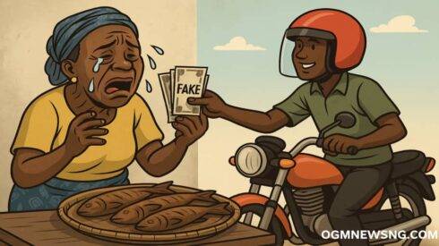 Mama Ekaette Cry Blood as Fake Money Clear All Her Smoked Fish for Roadside, Dem Don Scam Me Finish