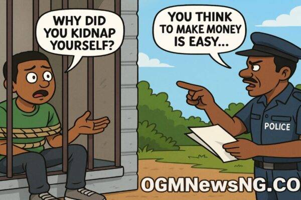Man Wey Kidnap Himself for 20K Ransom Don Jam Wahala – Gbas Gbos Gist